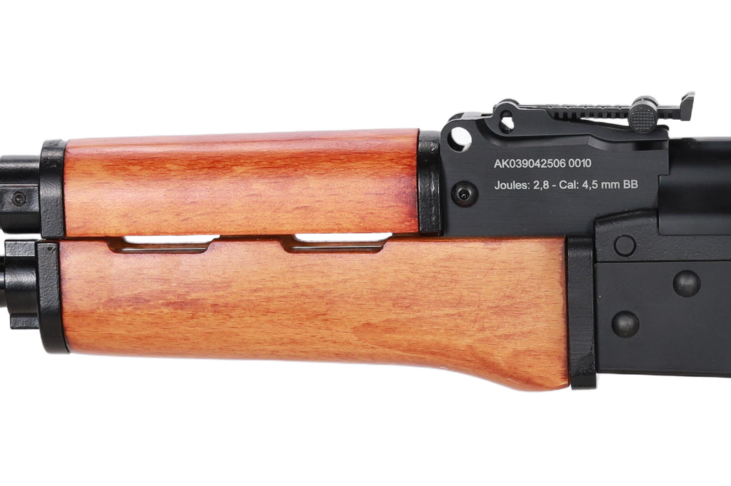 AIK CO2 4.5mm AK-47 gas carbine (Real Wood)