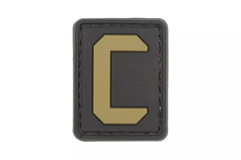 Letter C - 3D Badge