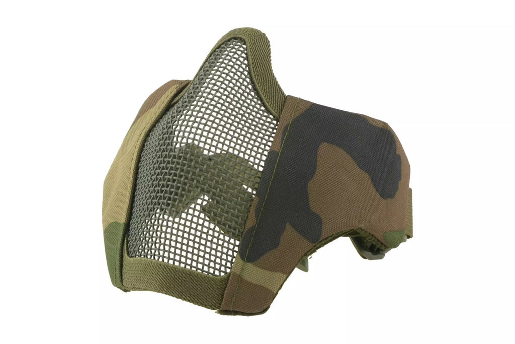 Stalker Evo mask with FAST helmet mount - Woodland