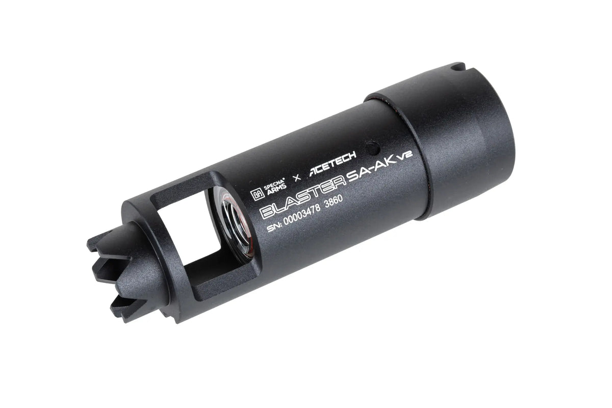 Tracer Specna Arms x AceTech Blaster SA-AK v2 suppressor Black