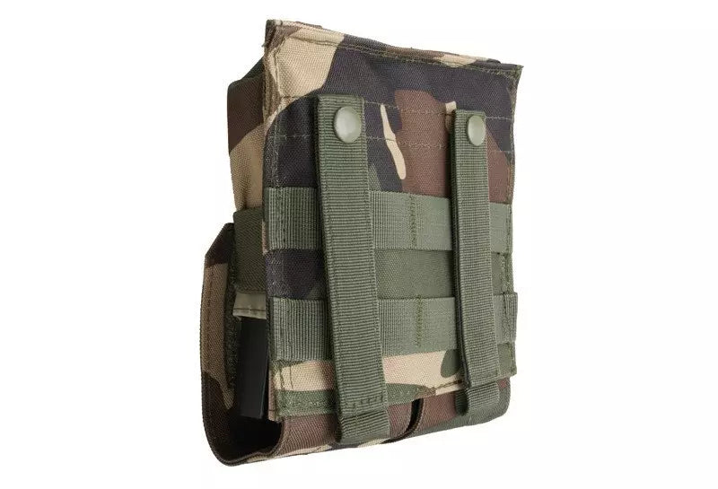Double M4/M16 magazine pouch - woodland