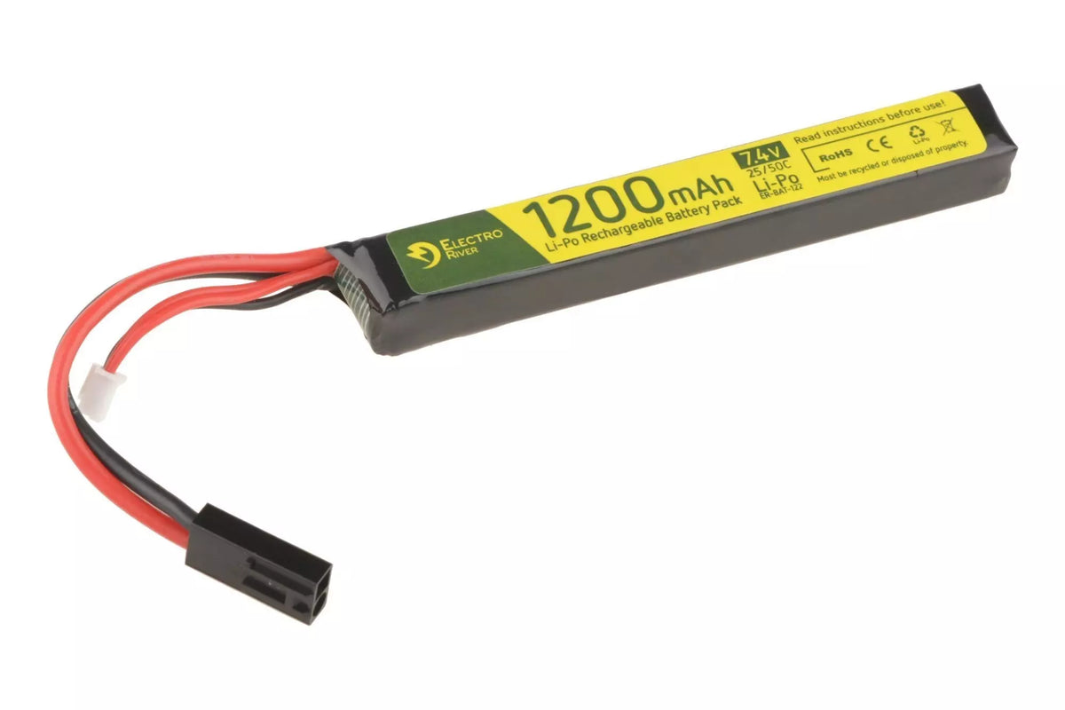 LiPo 7.4V 1200 mAh 25/50C Battery