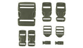 101 Inc. - Buckle Set - OD Green - 9 pcs
