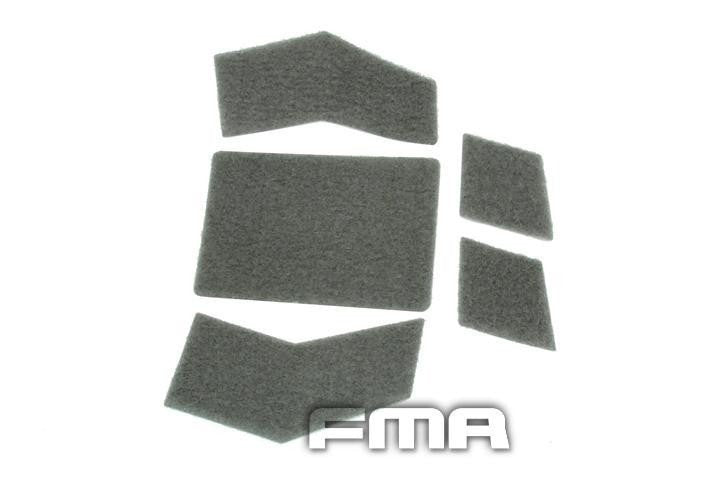 EXF Tactical Bump hooks&loops set - foliage green
