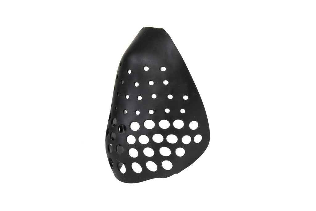 Light balaclava with face protector - black