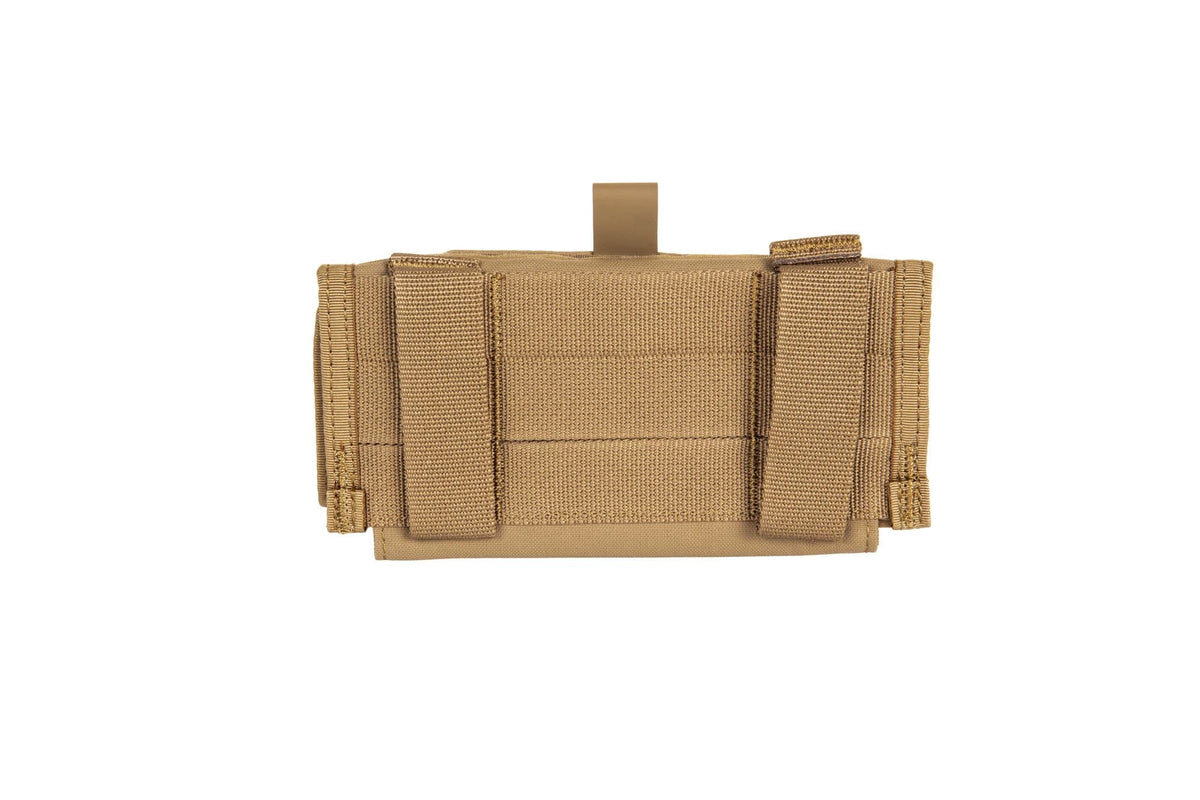 Składany mapnik molle z rzepem - Coyote Brown