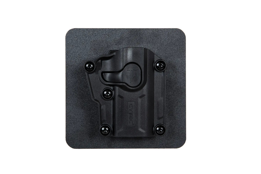 Universal Mega-Fit holster on a Velcro panel (MagicPlate)