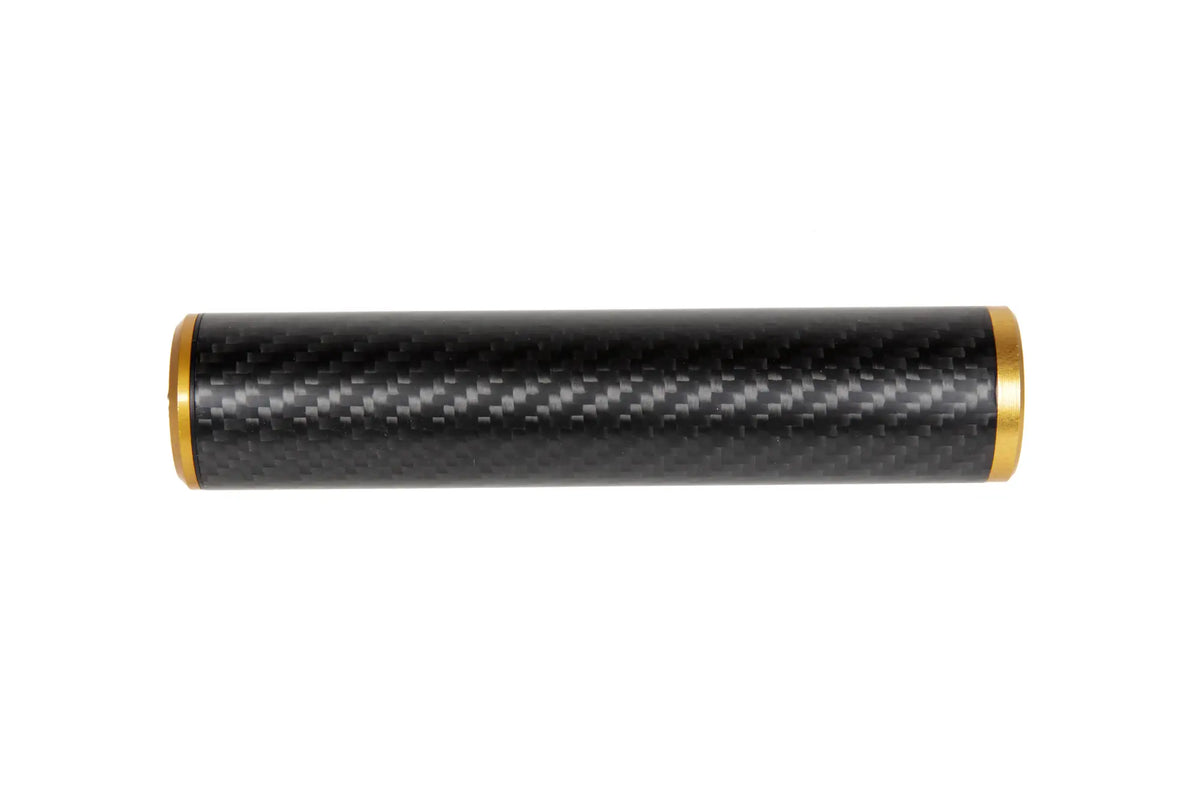 Karbonowy tłumik dźwięku 30x150mm - Złoty
