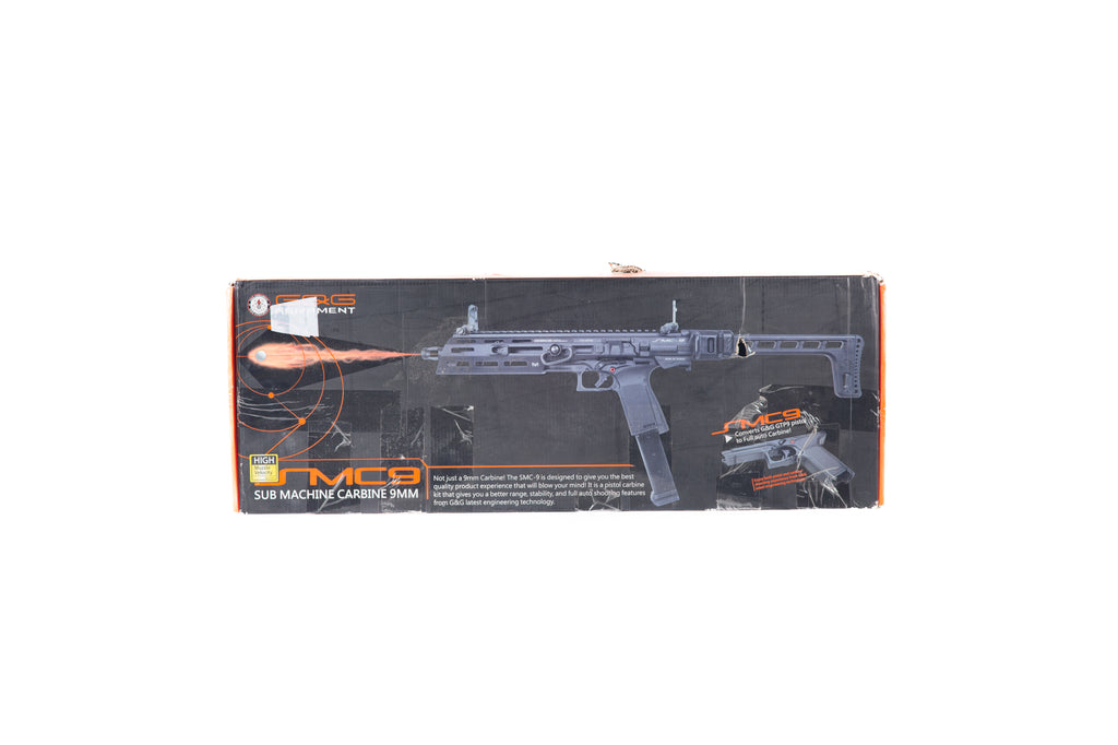 Replika pistoletu maszynowego SMC-9 - czarna (OUTLET)