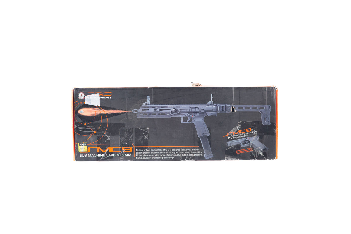 Replika pistoletu maszynowego SMC-9 - czarna (OUTLET)