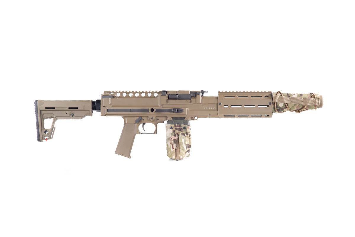 Replika lekkiego karabinu maszynowego AQUILA VII LMG - tan (OUTLET)