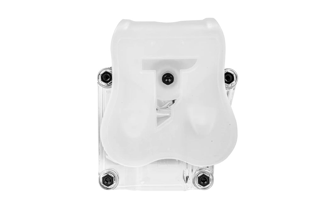 Mega-fit universal holster with flipper Transparent