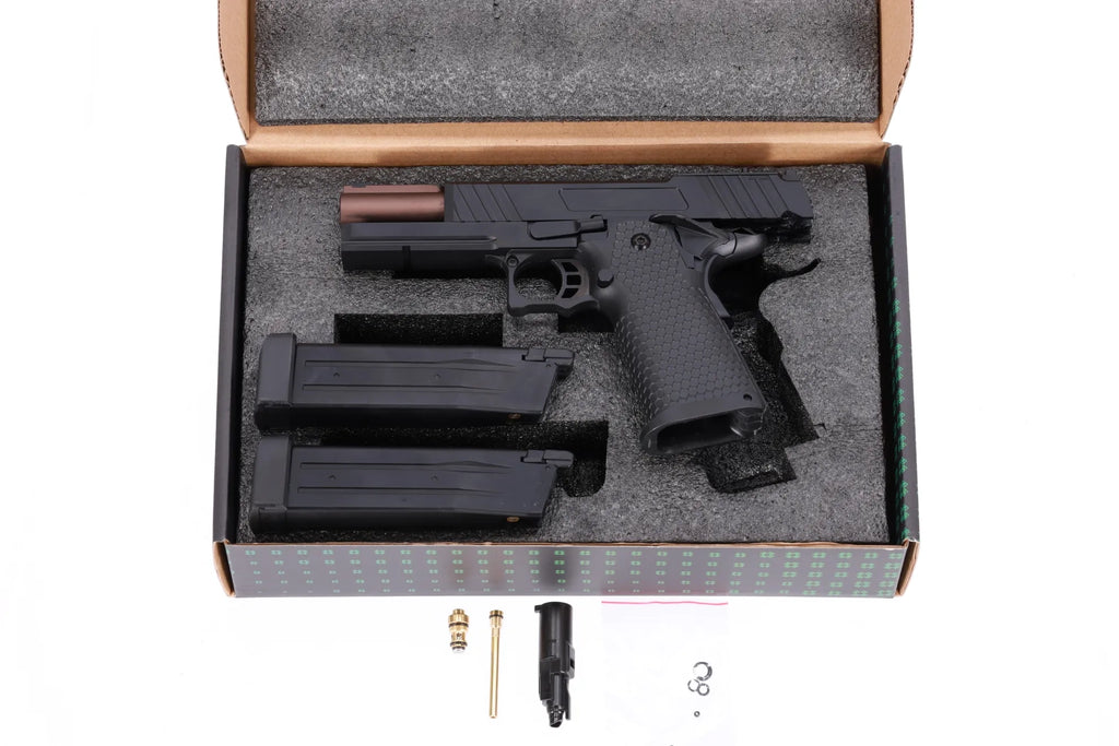 Specna Arms Hi-Capa SA-VGP18 VAPOR GBB Pistol (Optics Ready) - Black