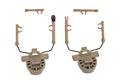 Comtac headphone adapter for Team Wendy rails - Dark Earth