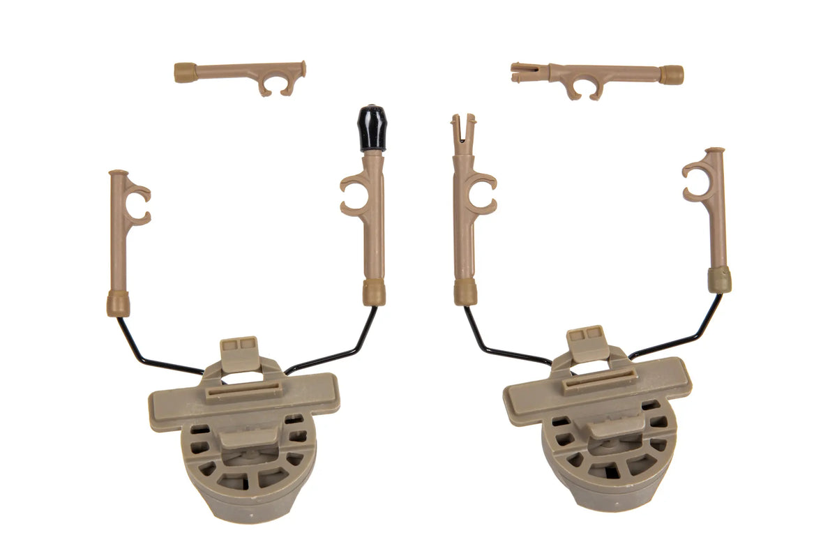 Comtac headphone adapter for Team Wendy rails - Dark Earth