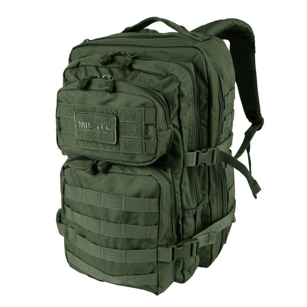 Mil-Tec - Large Military Backpack US Assault - 36 L - Green OD - 14002201