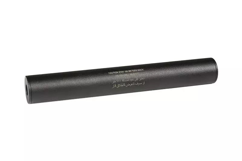 Stay 100 meters back" Covert Tactical PRO 35x250mm silencer"