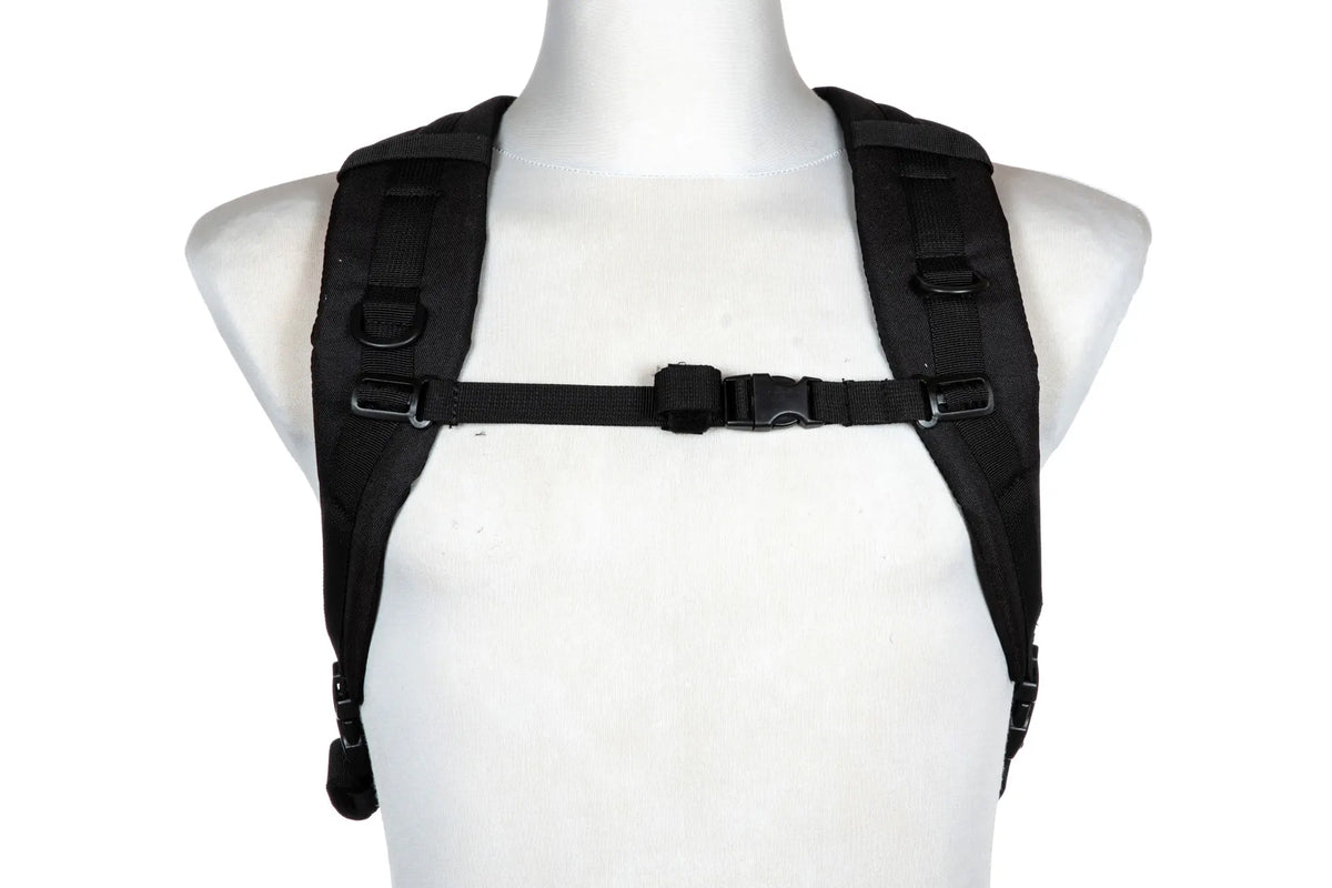 Lightweight Laser-Cut Tactical Backpack - Black