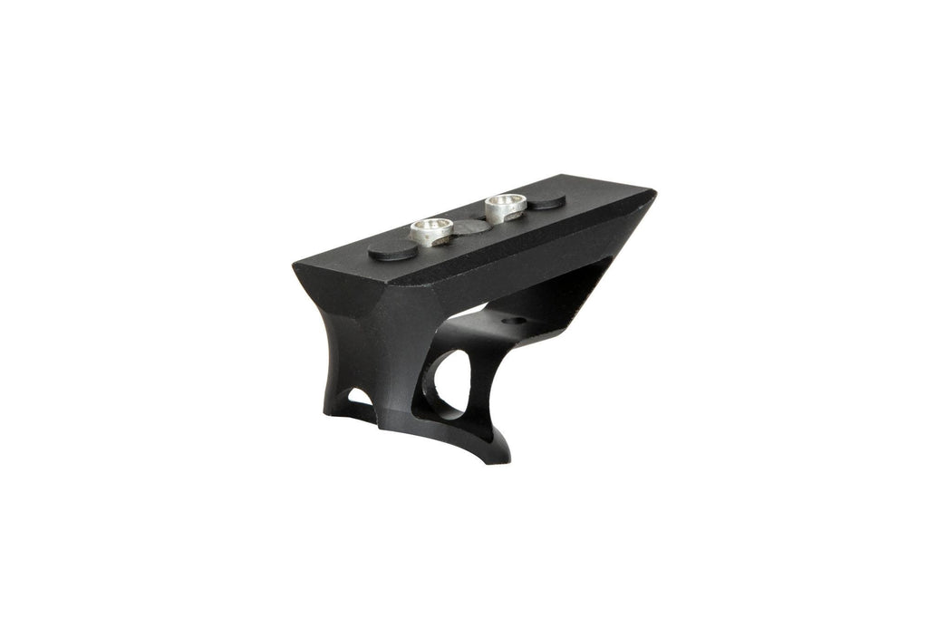 Aluminum CNC KeyMod Angled Forward Grip - Black
