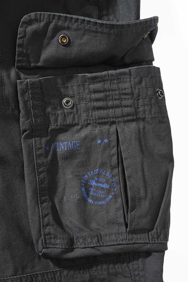 Brandit Pure Slim Fit Grey Trousers