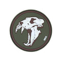 101 Inc. - 3D Patch - Sabertooth Tiger - Green