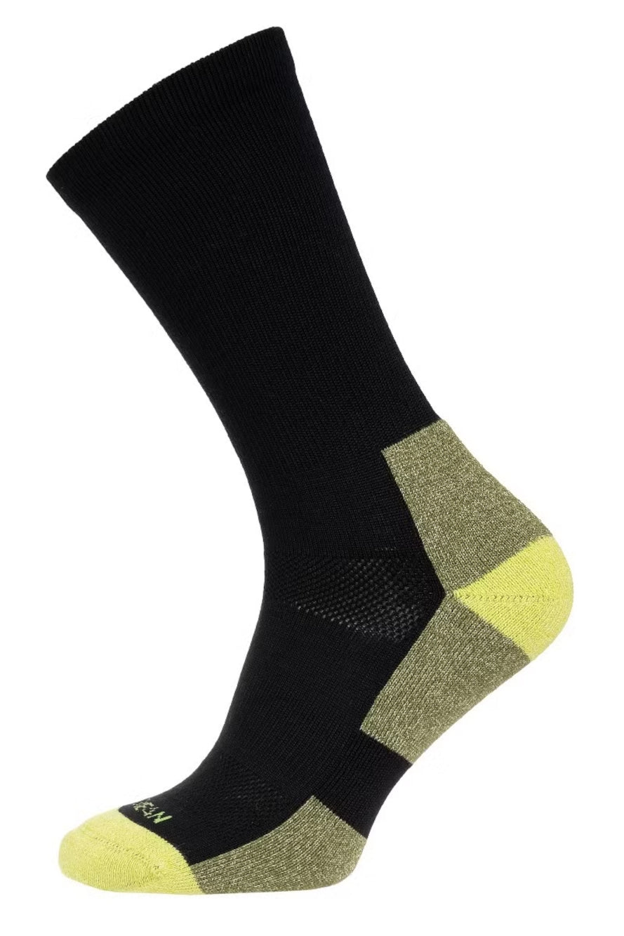 Na Giean MEDIUM WEIGHT CREW socks NGCM4001 M (41-43) black-green