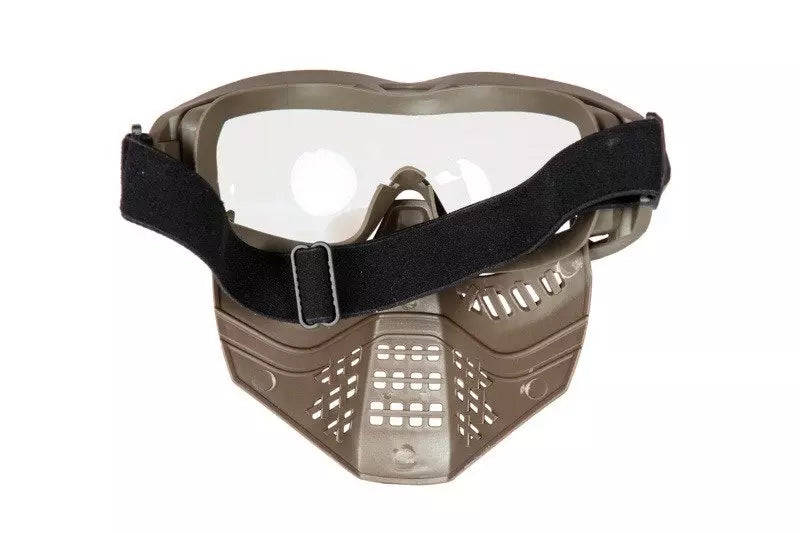 ANT mask with goggles - tan