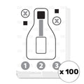 Helikon - PXQT - Pistol Excercise/Qualification Target - 100 pcs