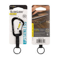 Nite Ize - SlideLock Key Ring #3 - Stainless Steel - Black - CSLW3-01-R6