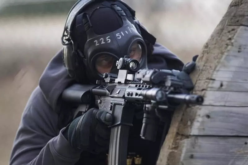 Compact III Reflex Sight Replica (High-Profile + Low-Profile Mounts) - Black