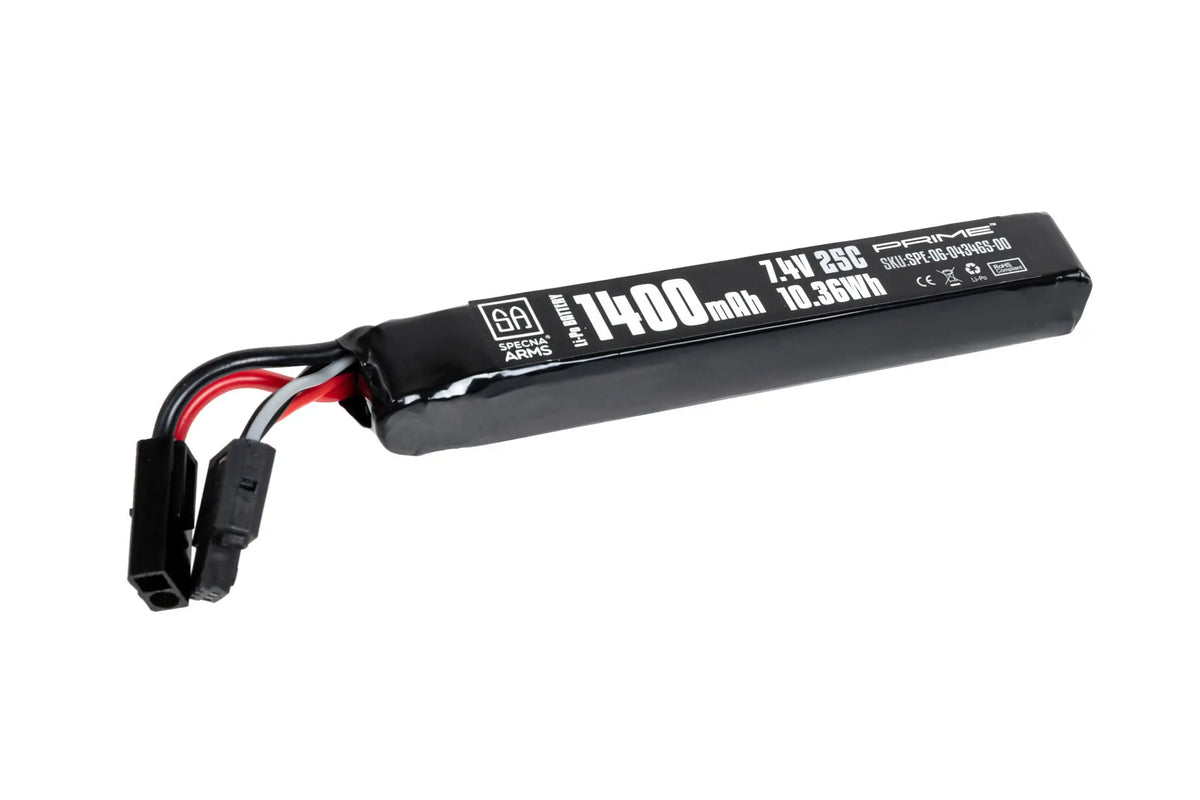 Battery Li-Po Specna Arms x Gens Ace 1400 mAh 25C 7.4V Tamiya mini G-Tech