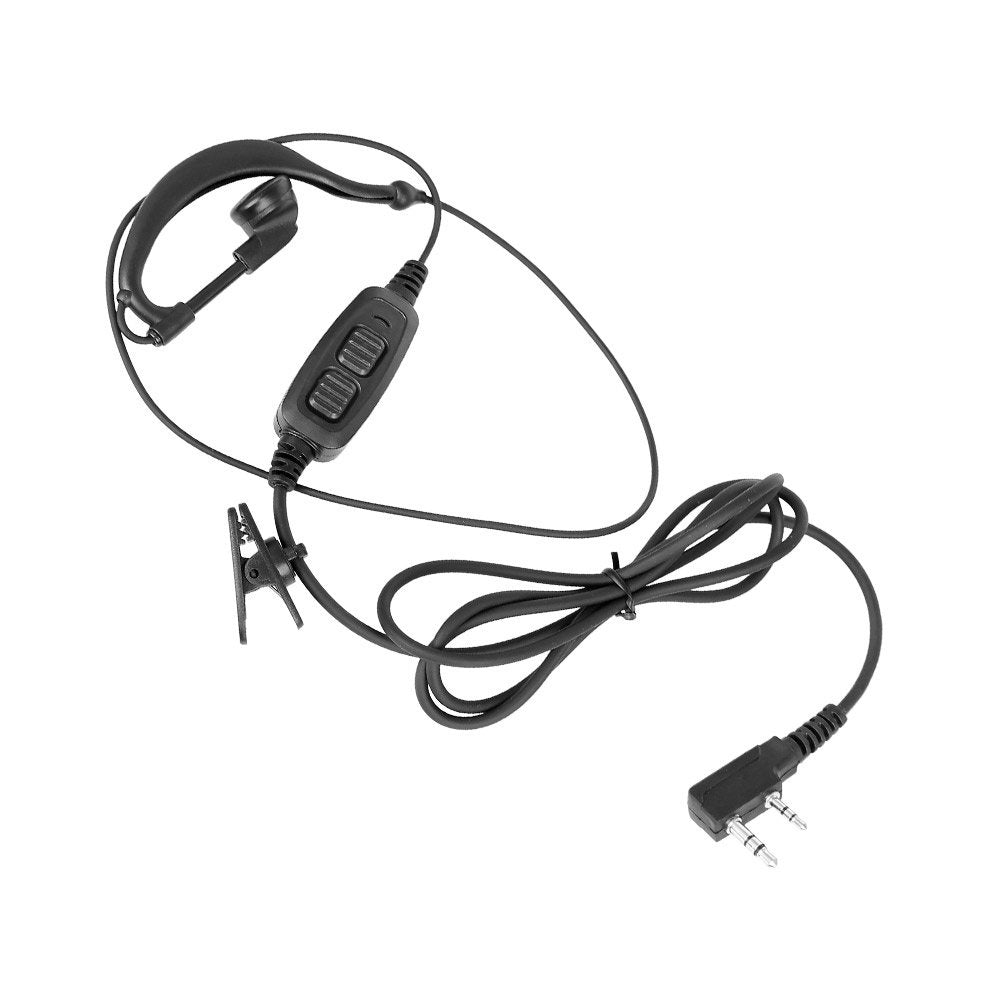 BaoFeng - Headset for the UV-82 Two-Way Radio - Dual PTT Button - Kenwood Connector