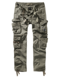 Brandit Pure Slim Fit Trousers Olive