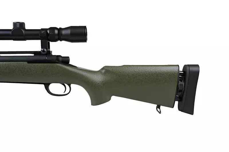 SW-04 Sniper Rifle Replica with Scope and Bipod - Olive Drab