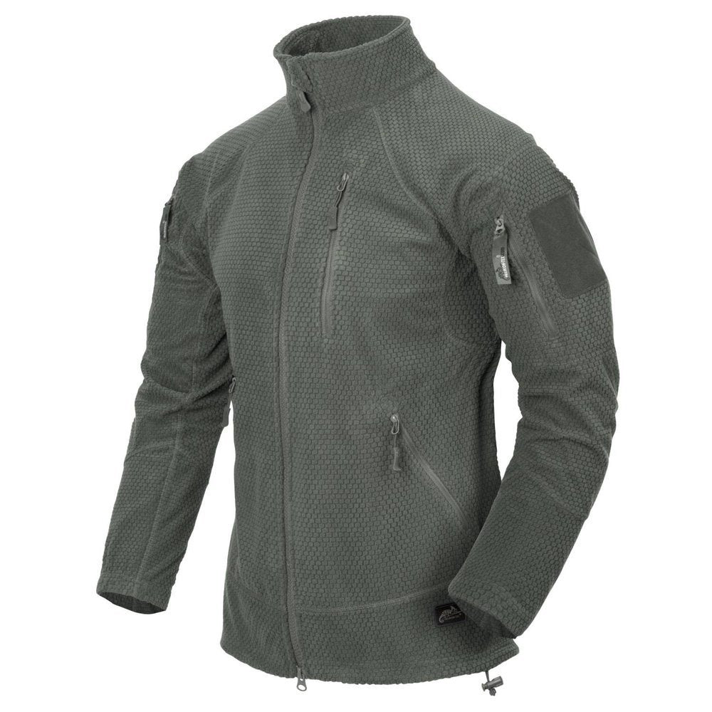 Helikon - Alpha Tactical Grid Fleece Jacket - Foliage Green - BL-ALT-F