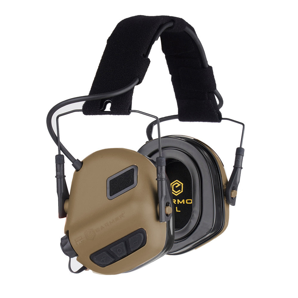 Earmor - Active Ear Protectors M31 PLUS - NNR 22 dB - Coyote - M31-CB (PLUS)