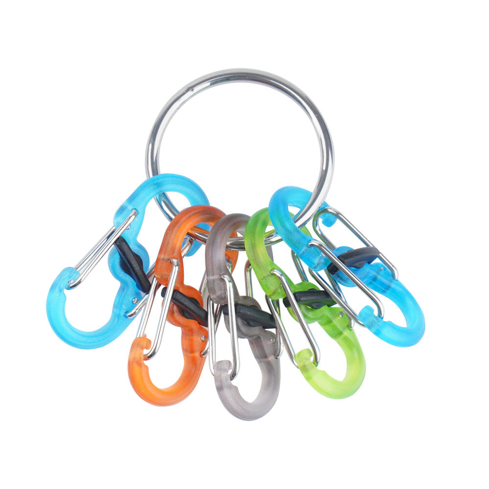 Nite Ize - S-Biner KeyRing Locker Key Organizer - Assorted - KRGP-11-R3