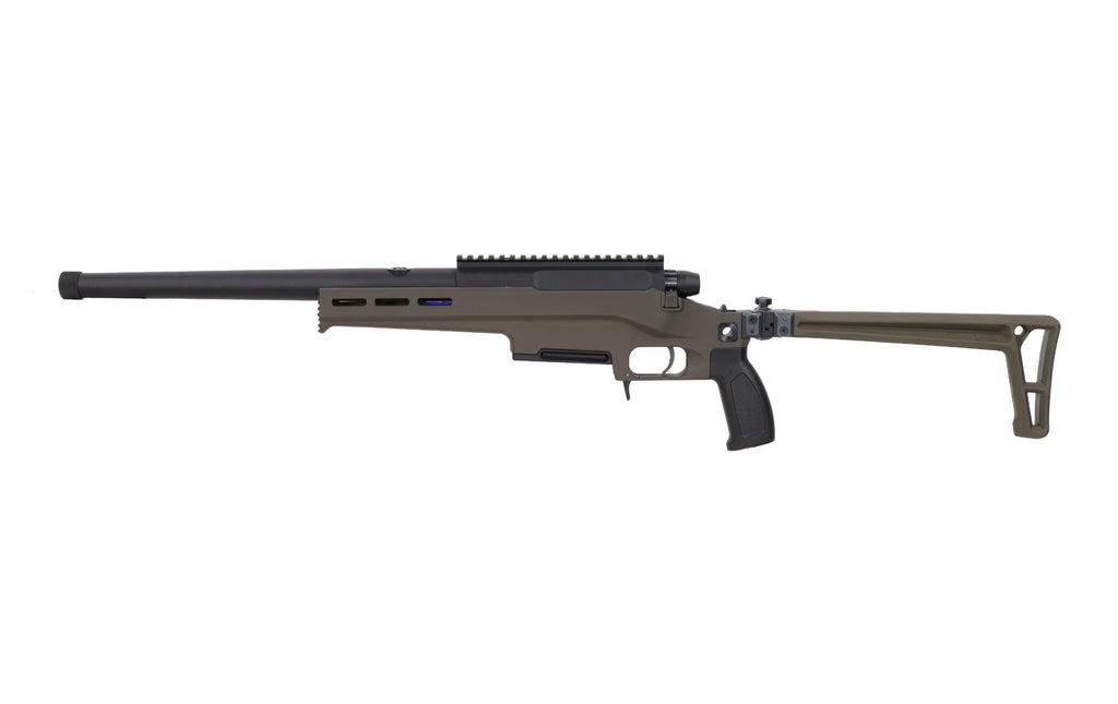 Silverback TAC-41LL-S Bolt-action sniper rifle (folding stock) – Olive