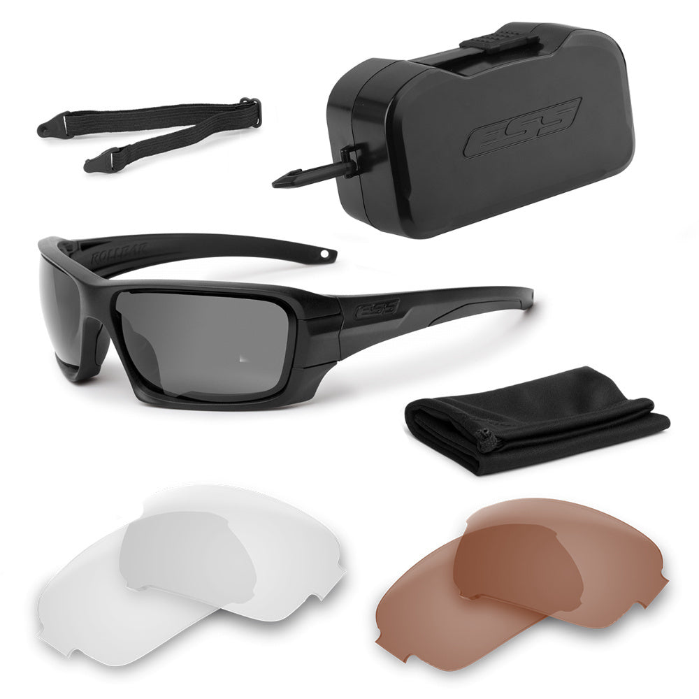 ESS - Rollbar Tactical Subdued Logo Kit - Schwarz - Clear / Smoke Gray - EE9018-05