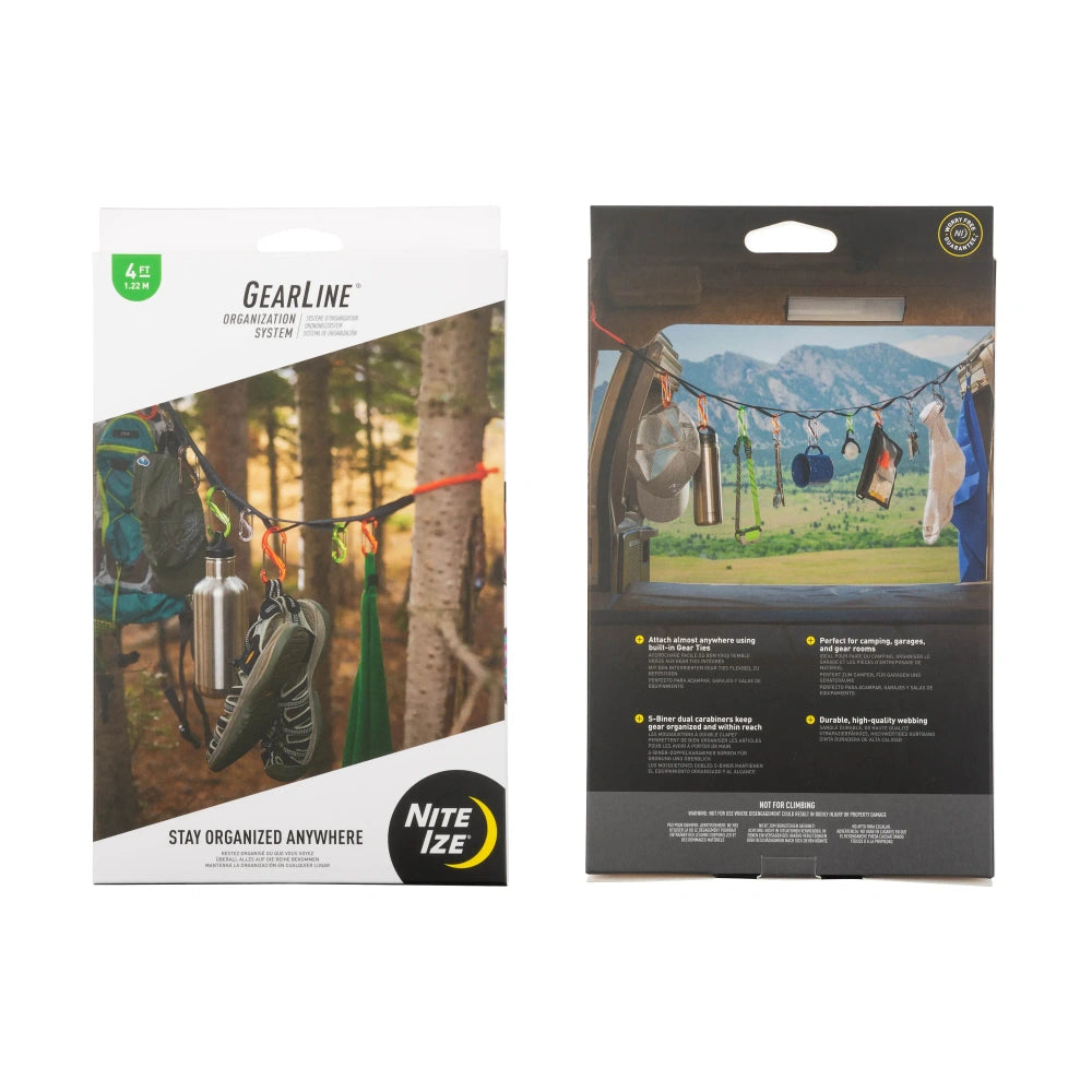 Nite Ize - System Kit GearLine Organization - 10 S-Biner Carabiners - GLN4-M1-R8