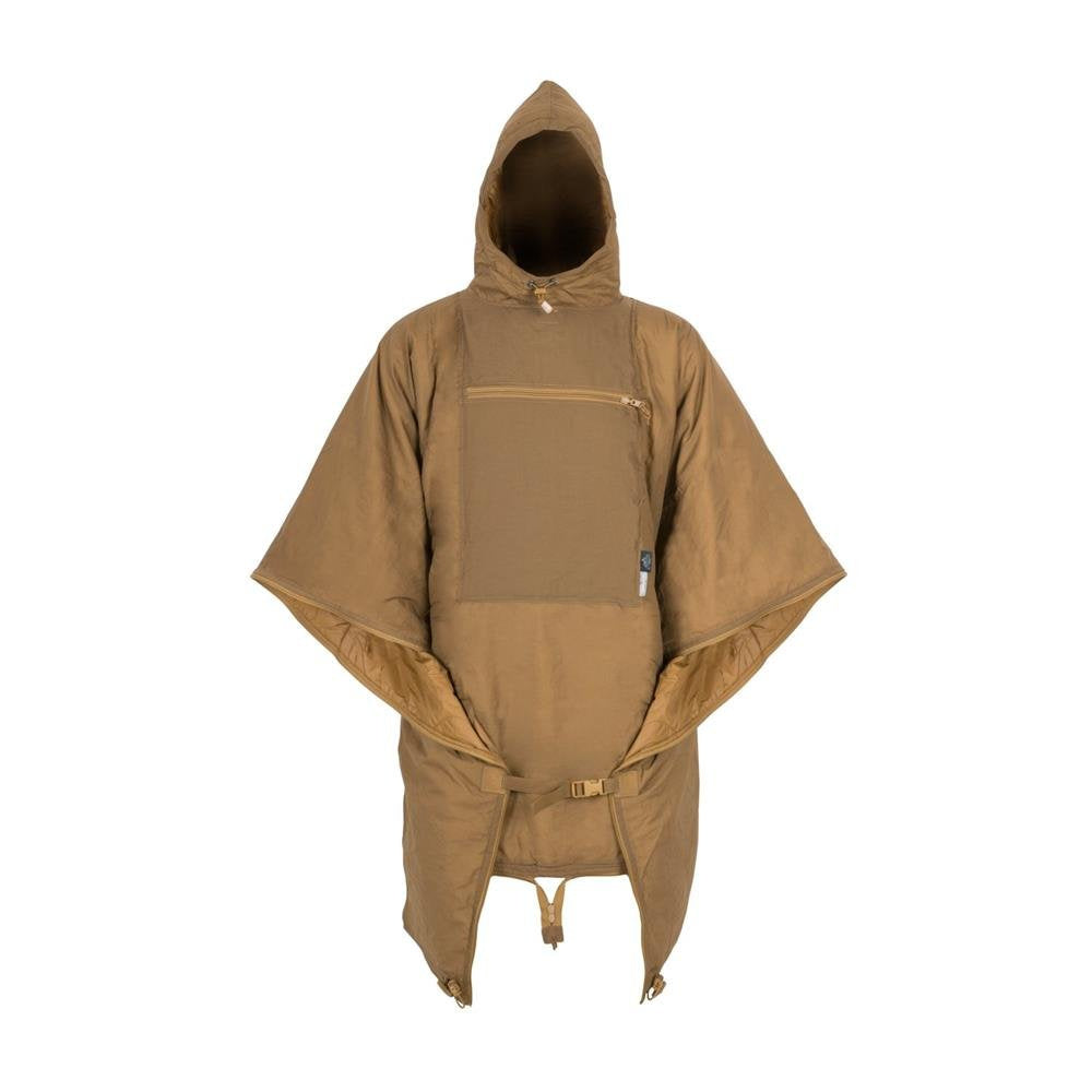 Helikon - Poncho Swagman Roll - Windpack - Climashield - Coyote - PO-SMR-NL-11