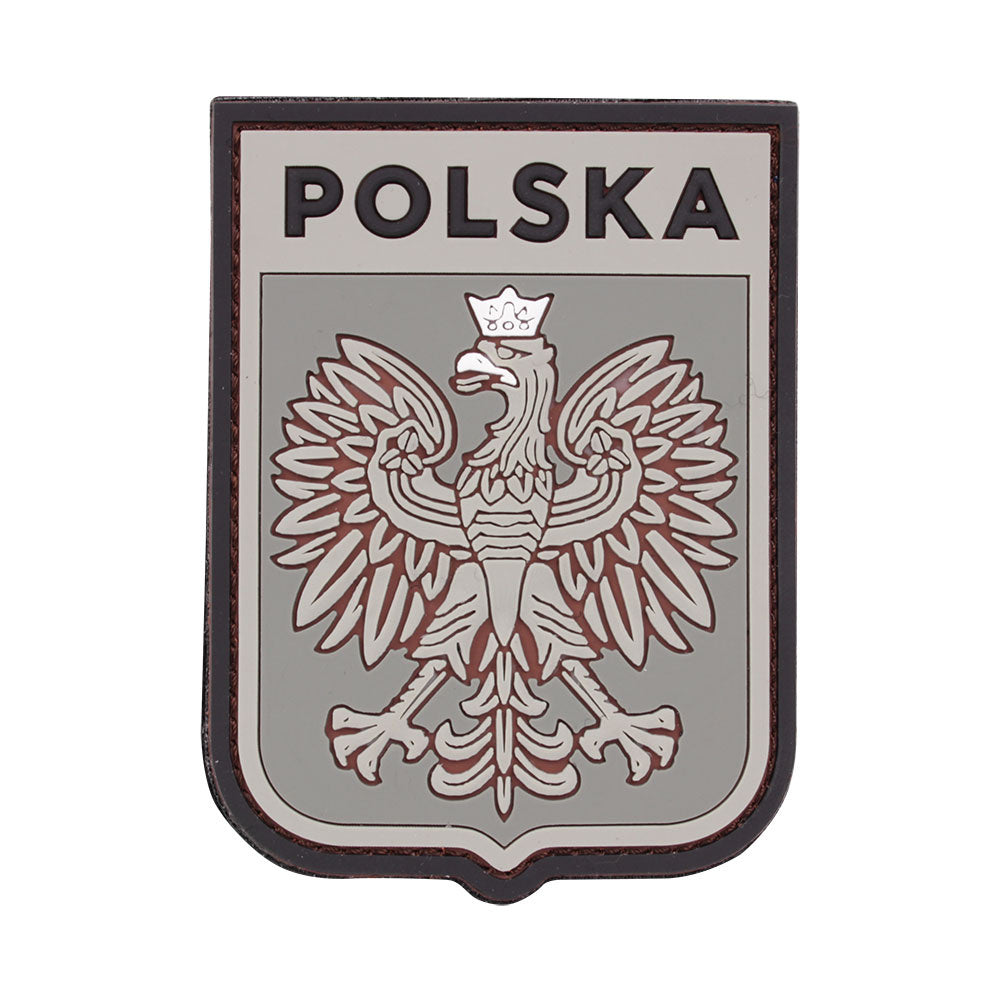 101 Inc. - 3D Patch - Poland White Eagle - Grey - 444130-7056