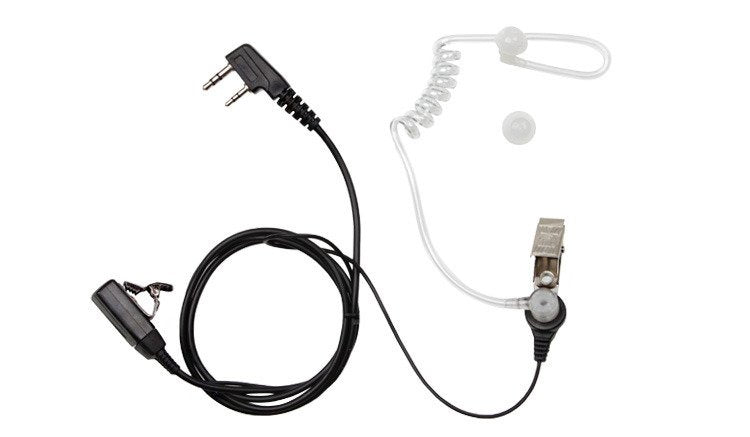 BaoFeng - Earpiece Security - Transparent - Kenwood Plug