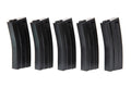 5pcs set - 70rd low-cap magazine for M4/M16 - black