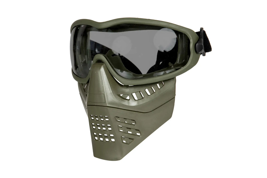ANT mask with goggles - olive