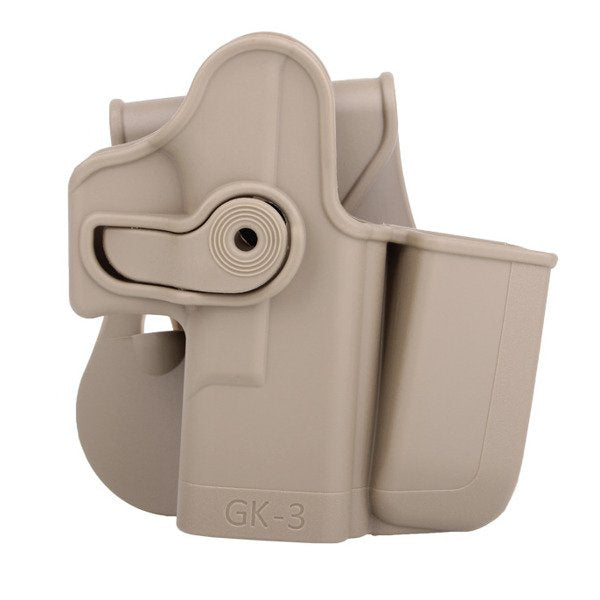IMI Defense - Roto Paddle Holster for Glock 17/19/22/23/31/32/36 - Tan