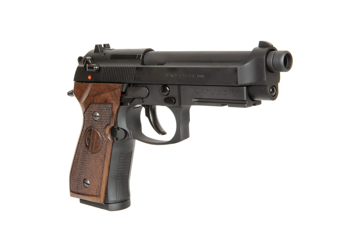 GPM92 pistol replica GP2 walnut grip edition - black
