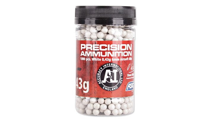 ASG - Airsoft BB Pellets Precision Ammunition 6 mm 0,43 g - 1000 - Gray - 1872