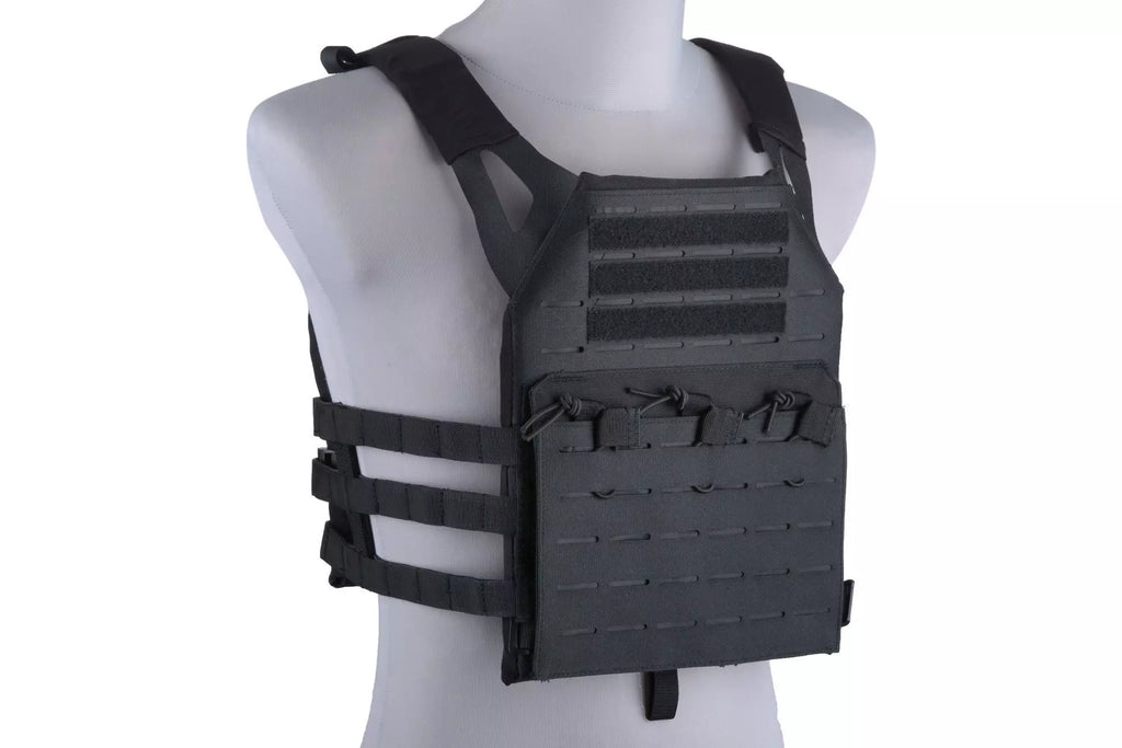 Jump Laser-Cut Tactical Vest - Black