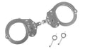 Alcyon - Articulated Steel Handcuffs - Double-Locked - Silver - 5230
